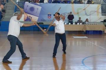 Encuentro nacional del juego del palo en Telde (Foto TA)